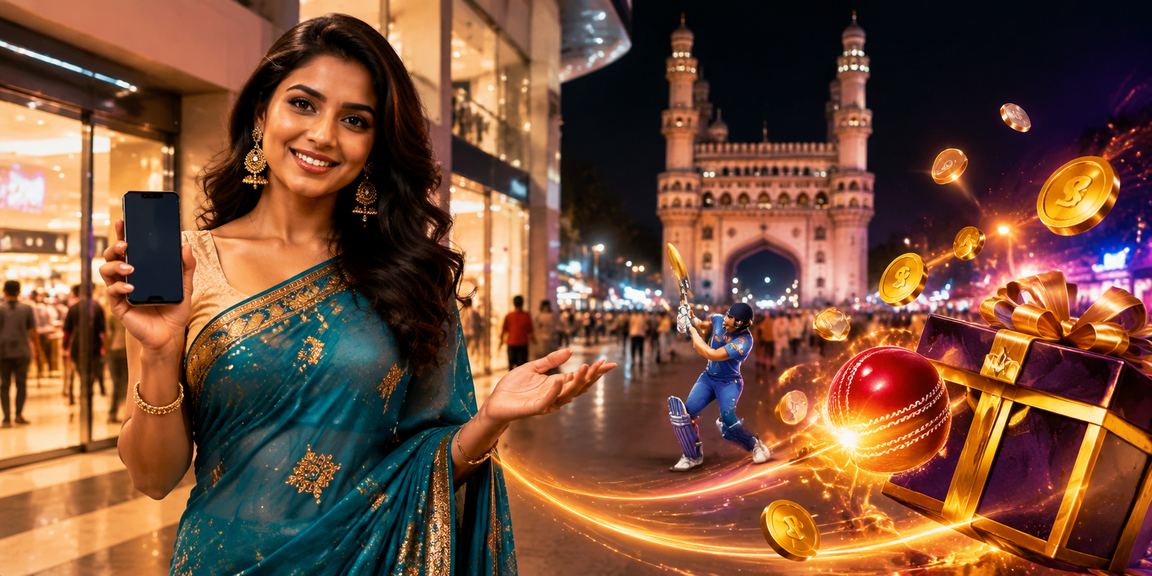 Hyderabad Charminar cricket betting scene with payment on mobile