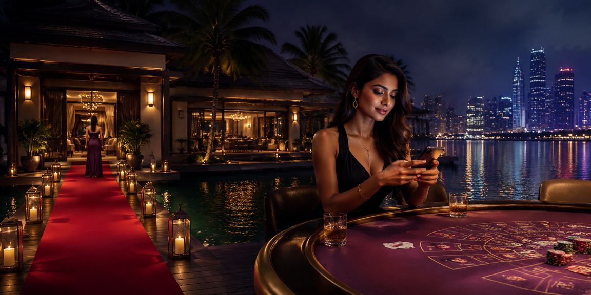 Player enjoying Baccarat game in Kerala at 194j